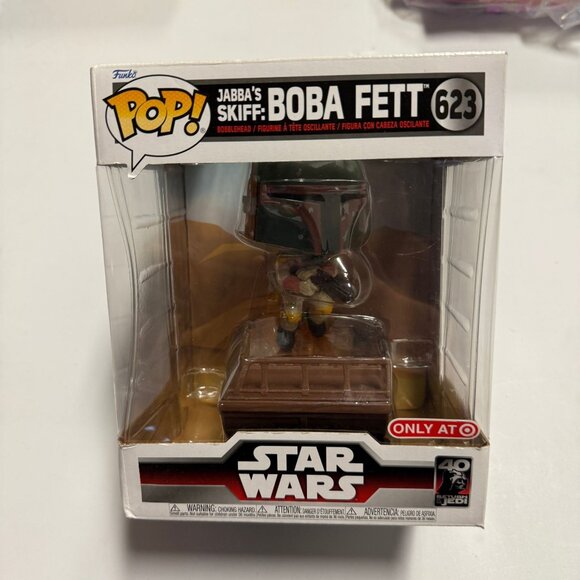 Star Wars Funko Pop Deluxe Boba Fett Jabbas Skiff Collectible Figure - Picture 3 of 10
